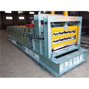 Cheap Three-Layer Roof and Wall Panel Roll Forming Machine for sale