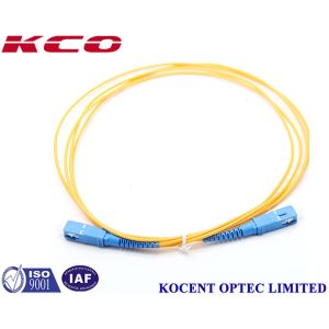 PVC LSZH Fiber Optic Cable Patch Cord SM SX SC UPC 2.0mm 3.0mm 1.8mm