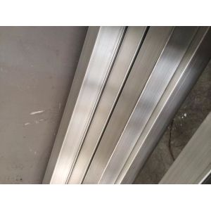 EN 1.4372 1.4301 Bright Polished Stainless Steel Square Pipes Welded SS Tube