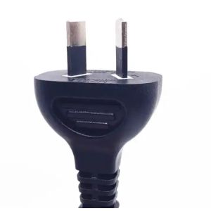 Black Australia Power Cord Type , SAA 2 Pin Extension Cable AC Power Cord 7.5A