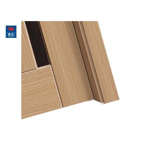 Decoration Line Modern Room Design Interior WPC Eco friendly wooden Doors With Frames