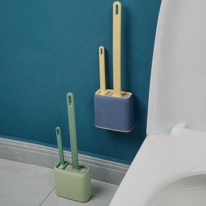 Cheap Deep Cleaning Toilet Bowl Cleaning Brush Leakproof Holder Wall Mounted Holder for sale