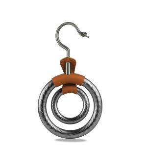 Silver Color Furniture Hardware Fittings Metal Circle Scarf Display Hanger