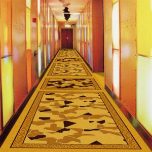 Luxury PVC Carpet Flooring , 100 Polypropylene Carpet Jacquard Style