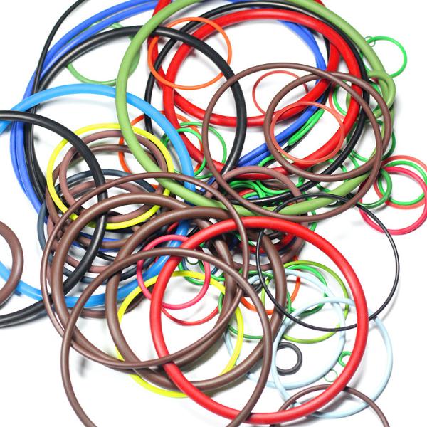 OEM Rubber Factory Excellent Tensile Conductive Brown Round EPDM FKM High Temp O Rings