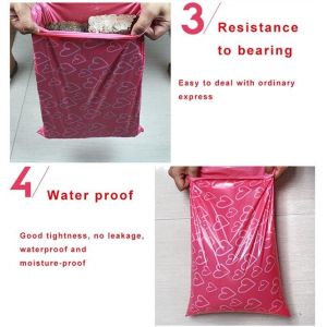 White & Black Poly Mailers Self-Sealing Shipping Envelopes Plastic Mailing Bags