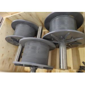 Industrial Lebus Type Grooved Steel Drum With Temperature Resistance