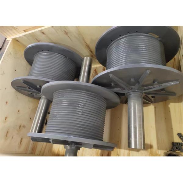 Quality Industrial Lebus Type Grooved Steel Drum With Temperature Resistance wholesale