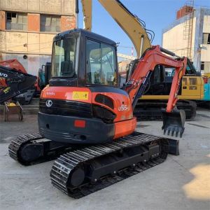 Japan Mini Crawler Kubota U55 U55-5 Uesd Excavator in Shanghai with and Kubota