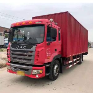 China Used 5Ton 10Ton JAC Brand Second Hand 4x2 LHD Cargo Van Truck Second Hand 2016 Year on sale