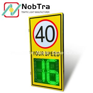 Solar Powered LED Speed Sign with Integrated Radar Detector