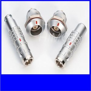 K Series Ip68 Electronic Plug 6pin IP68 Chrome Clad Replacement Lemo Watertight