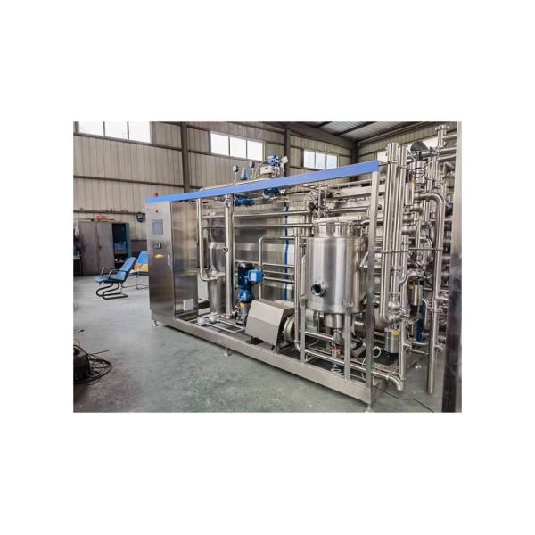 Manufacturing Plant Tubular Sterilizer for Particles Beverage Processing Line