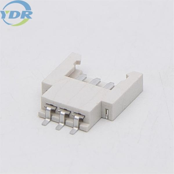 2.0 Pitch 180 Degree 3 Pin SMT Wafer Connector Beige Receptacle PCB Board