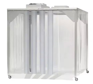 80*80mm Powder Coating Frame Clean Room Booth ISO 8 Purification Levels