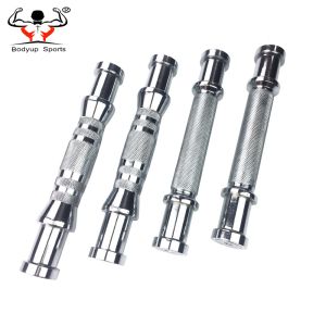 Steel Pro Style Dumbbells , Standard Dumbbell Bar With Chromed Handles