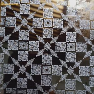 Regular Symmetrical Figure Pattern Etched Stainless Steel Sheet Elevator Lift