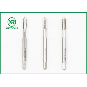 Manual Machine Flute Straight Flute Tap , White Finish Thread Spark Plug Tap