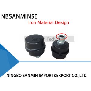 China NBSANMINSE SMAS 1/4 3/8 1/2 Series Mute Oil Air Compressor Silencer Filter Parts Air Pump Parts on sale