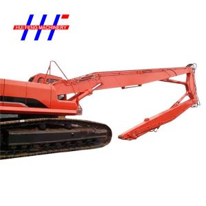 China High Reach Demolition Excavator Long Arm Boom 28m Segment on sale