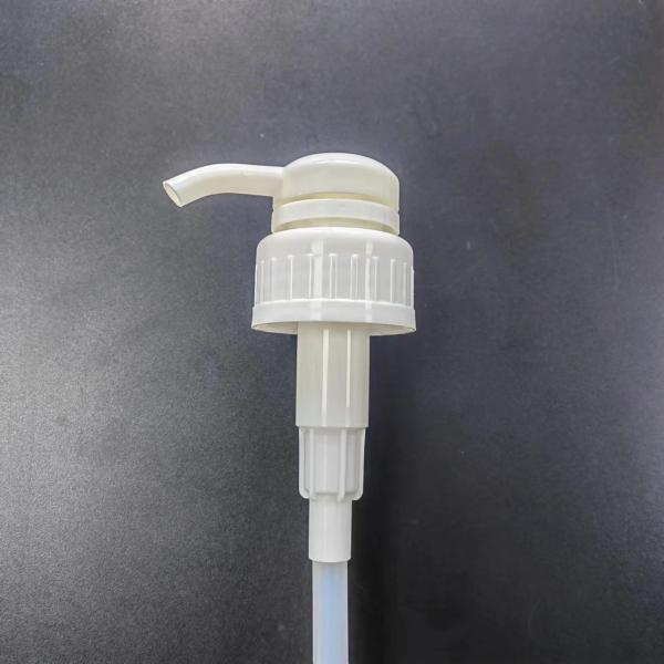 Quality K206-11 Shiny White Screw Lotion Pump Discharge Rate 4ml/T Nonspill Spring Inside wholesale
