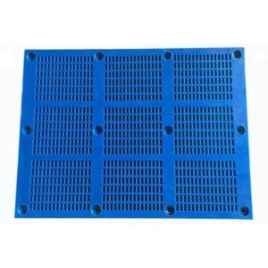 Tensioned PU Ming Screen Mesh , Dewatering Polyurethane Vibration Sieve Panel