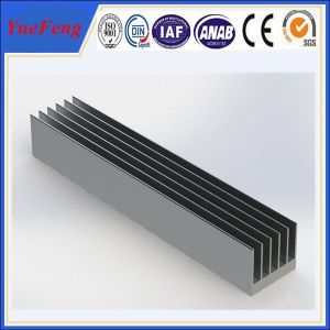China OEM 300 types per year anodized aluminum alloy profile extruded aluminum heatsink on sale