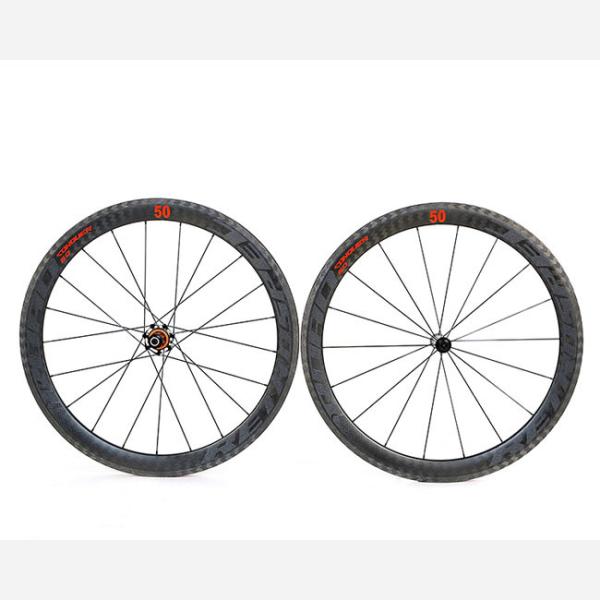 Quality High Stiffness 40mm Carbon Disc Wheelset Lightweight With 3K Hub wholesale