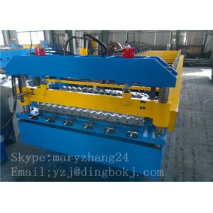 Corrugated Metal Panel Roll Forming Machine with 1250mm Feeding width