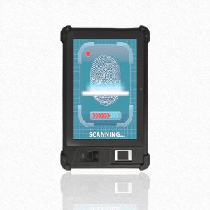 8 inch Rugged Android Biometric Fingerprint Tablet with WIFI Bluetooth QR Code