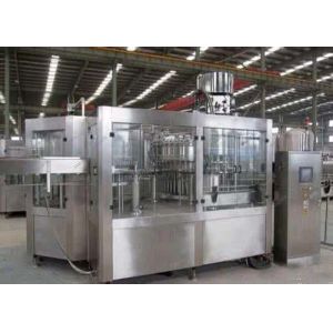 Cheap 1500BPH Beverage Filling Machine , Plastic Bottle Soft Drink Filling Machine 3 In 1 Unit for sale