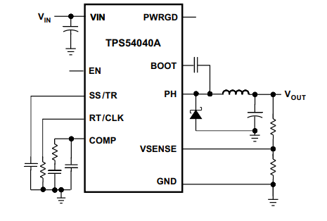 Integrated Circuit Chip TPS54040ADGQR Voltage Regulators IC 10-HVSSOP Package