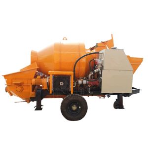 Lightweight Concrete Mixer Pump , 40m3/H Mobile Small Portable Concrete Pump