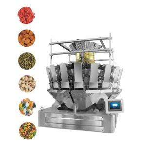10 Heads Multihead Weigher For Snacks Packing