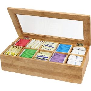 hot sell tea packaging box bamboo box for tea with 10 component for high quality