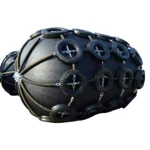 1.5*3.0M Pneumatic Rubber Fender ISO17357-1:2014 50kPa Marine Floating For Davit
