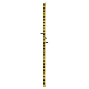3m Barcoded Telescopic Measuring Staff With Dual Faces