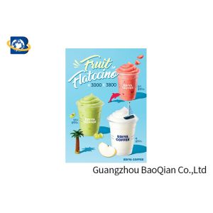 Food / Drinking Advertising Posters 3D Lenticulares High Definition Eco -