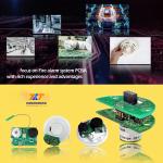 Fire Alarm Control Panel High Frequency PCB with FR4 CEM1 CEM3 Hight TG Material