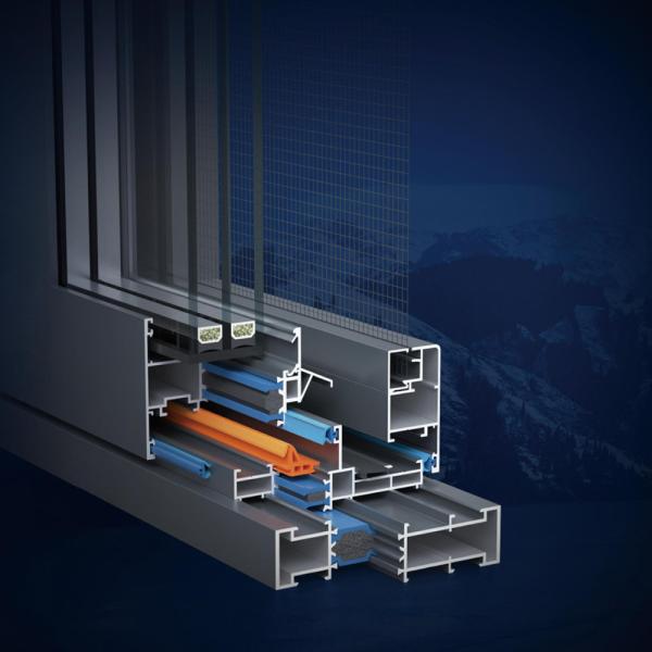 Quality Stainless Steel Screen Netting Thermal Break Sliding Window for Thermal Insulation wholesale