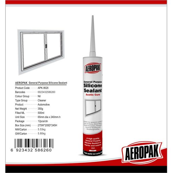 Quality Marble Natural Silicone Sealant , 300ml Quick Drying Heat Resistant Sealant  wholesale