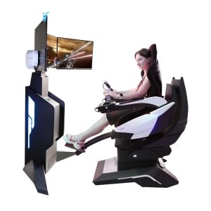 Space Flight Vr Simulator 3 Axis Dynamic Platform 360 Rotate Chair Joystick
