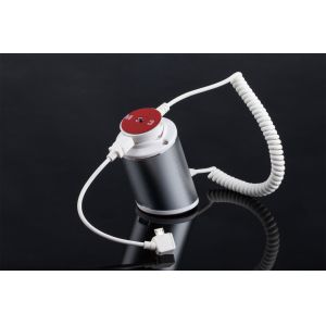 COMER clip mobile phone charger mounts with alarm for retail display