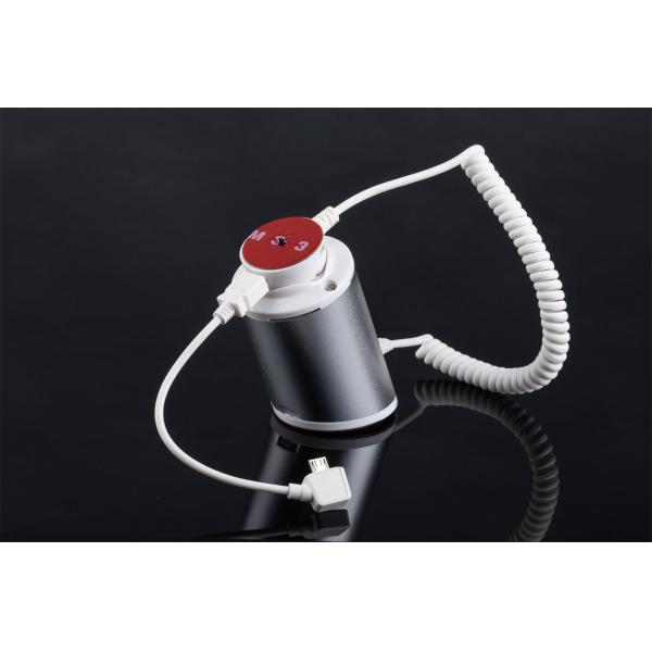 COMER Hot sale security mobile phone charging pedestal holder with anti-theft