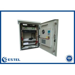 IP55 Rainproof Outdoor Telecom Enclosure Galvanized Steel Anti Corrosion