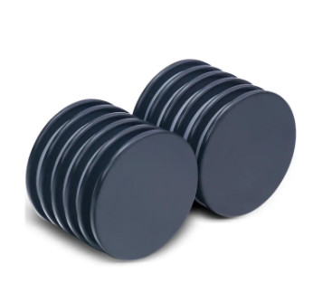 Quality Black NdFeB Disc Magnet Size Customized Epoxy Coated Neodymium Magnets wholesale