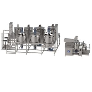 High Speed Dishwashing Liquid Mixer Machine With Homogenizing Head