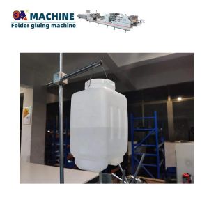 Plastic Kettle Box Folder Gluer for Box Pasting in Automatic Box Folding Gluing