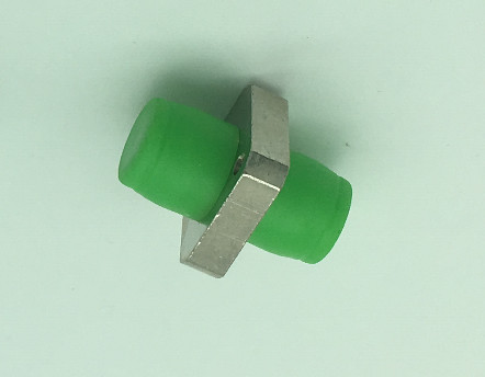 Quality FC APC  fiber opitc adapter simplex singmode  green wholesale