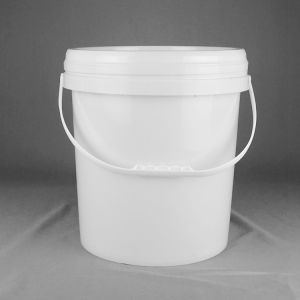 China 20 Ltr White 5 Gallon Bucket With Lid on sale